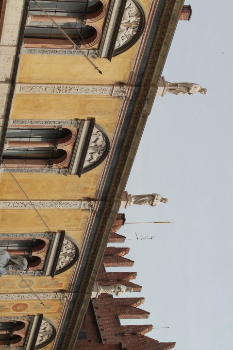 Statues on a building
