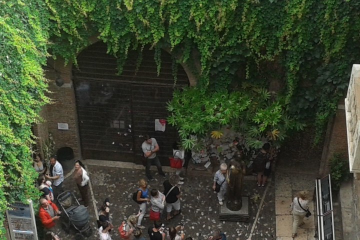 Juliet's balcony in Verona