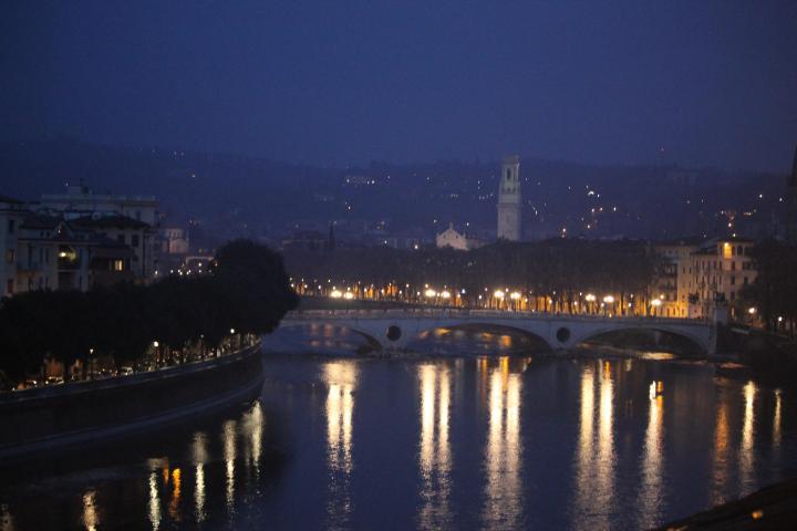 Verona in the night